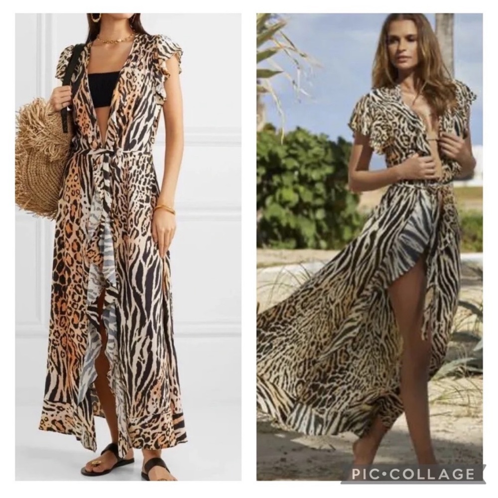 Melissa Odabash leopard cover up/dress